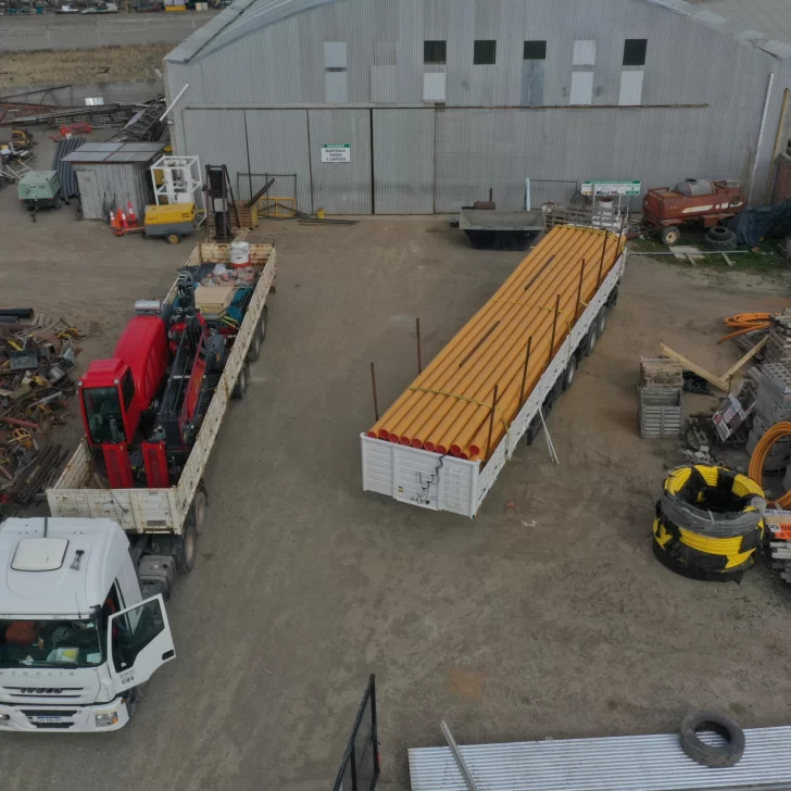 Llegó la tunelera para las obras de gas en el barrio 22 de Septiembre de Río Gallegos: “No nos van a parar” Llegó la tunelera para las obras de gas en el barrio 22 de Septiembre de Río Gallegos: “No nos van a parar”