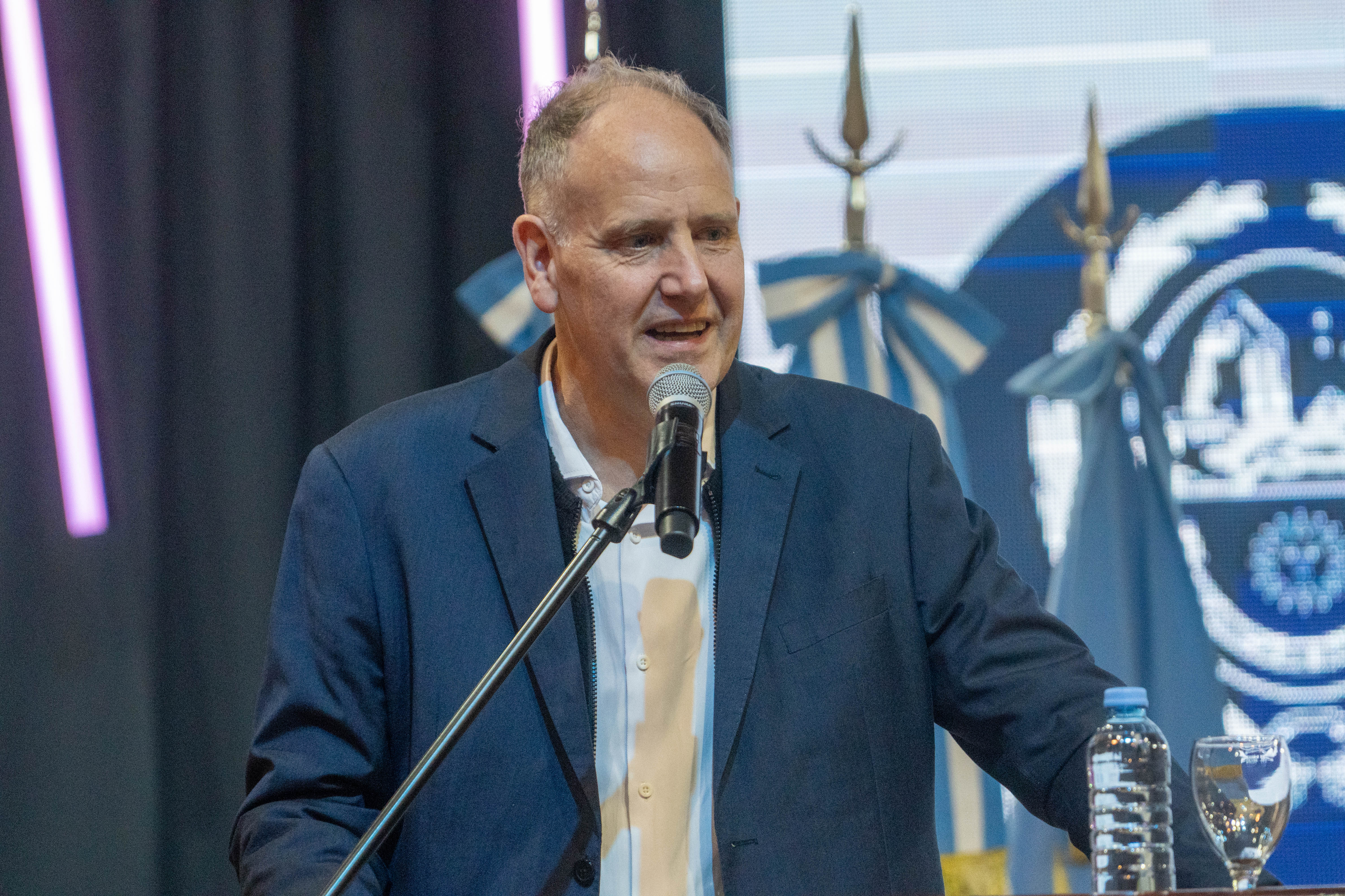  Cristian Hoff, presidente de ACIERA. FOTO: LEANDRO FRANCO/ LA OPINIÓN AUSTRAL