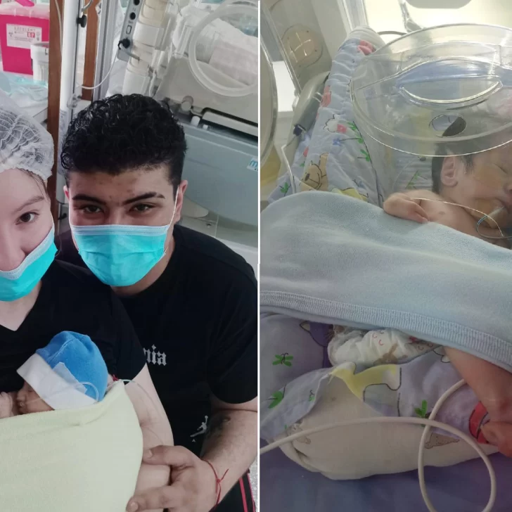 “Todos por Amir”: nació prematuro con una cardiopatía, fue derivado y sus padres solicitan ayuda