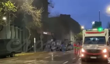 Máxima tensión en Crónica: un hombre armado con un cuchillo entró a la redacción, amenazó a todos y provocó destrozos