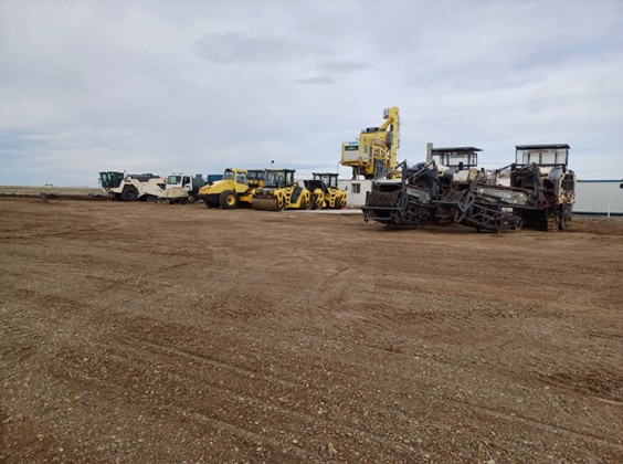 Comenzó el primer día de trabajo en la pista del aeropuerto “Piloto Civil Norberto Fernández”