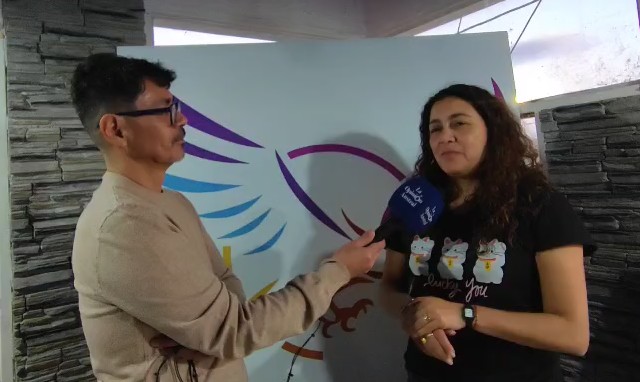  Paula Álvarez, una de las candidatas de La Libertad Avanza, entrevistada por Jorge Bilbao de La Opinión Austral.