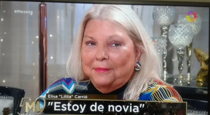 Elisa Carrió sorprendió al revelar que tiene un novio de 95 años: “Es muy famoso y nos vemos a escondidas”