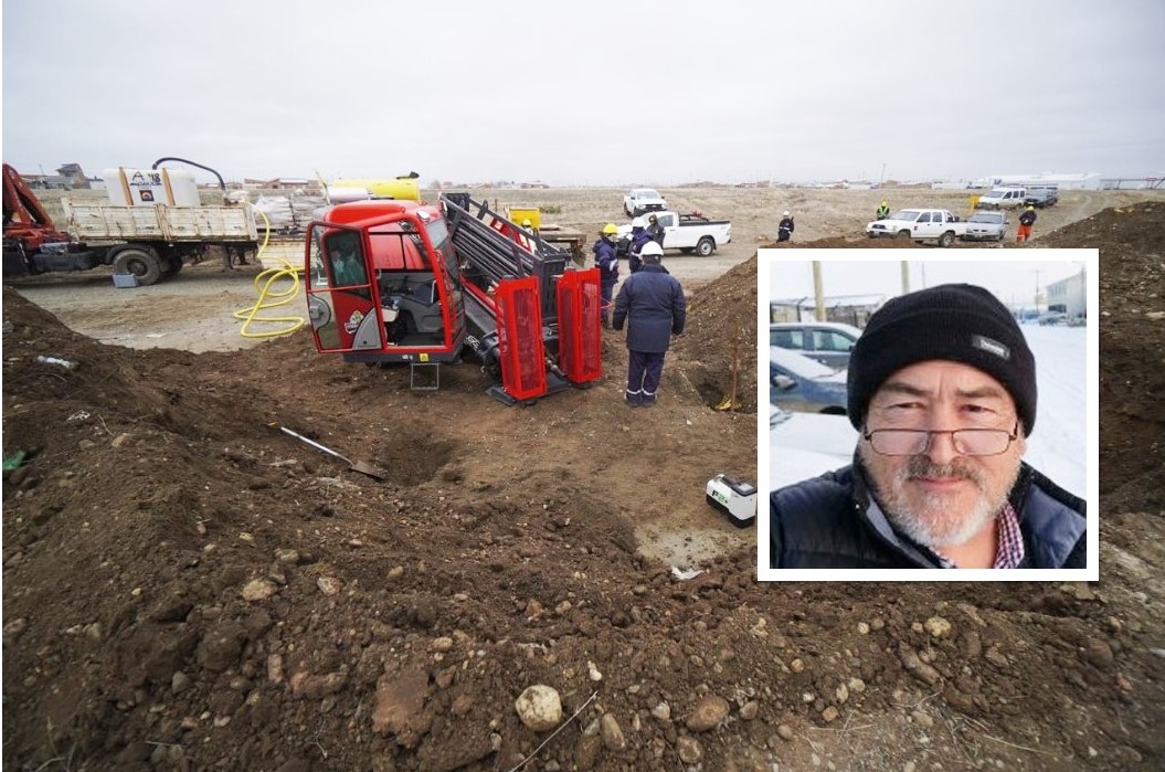  “Ya estamos instalando la tubería