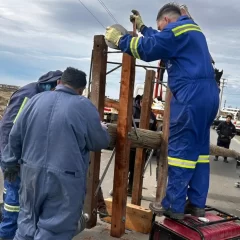 Servicios Públicos desplegó un operativo de emergencia con “rapidez y compromiso”