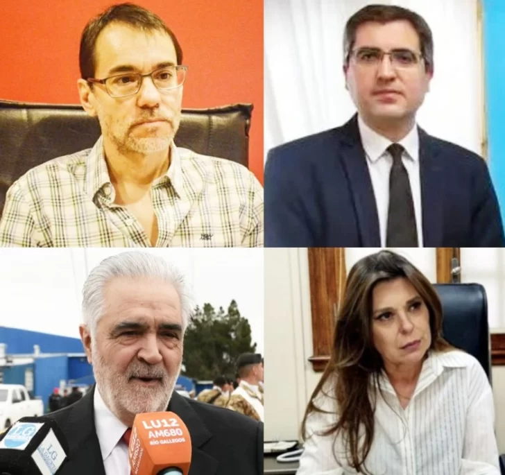  Arriba: Lucio De la Vega y Ramiro Castillo. Abajo: Sergio Acevedo y Gabriela Castro.