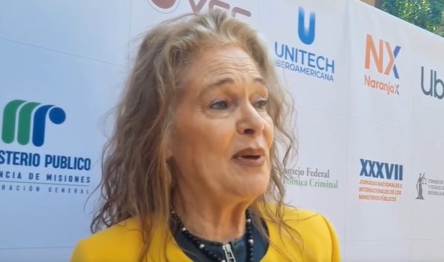  La presidenta del Superior Tribunal de Justicia de Misiones, Rosanna Pía Venchiarutti. FOTO: MISIONES ONLINE