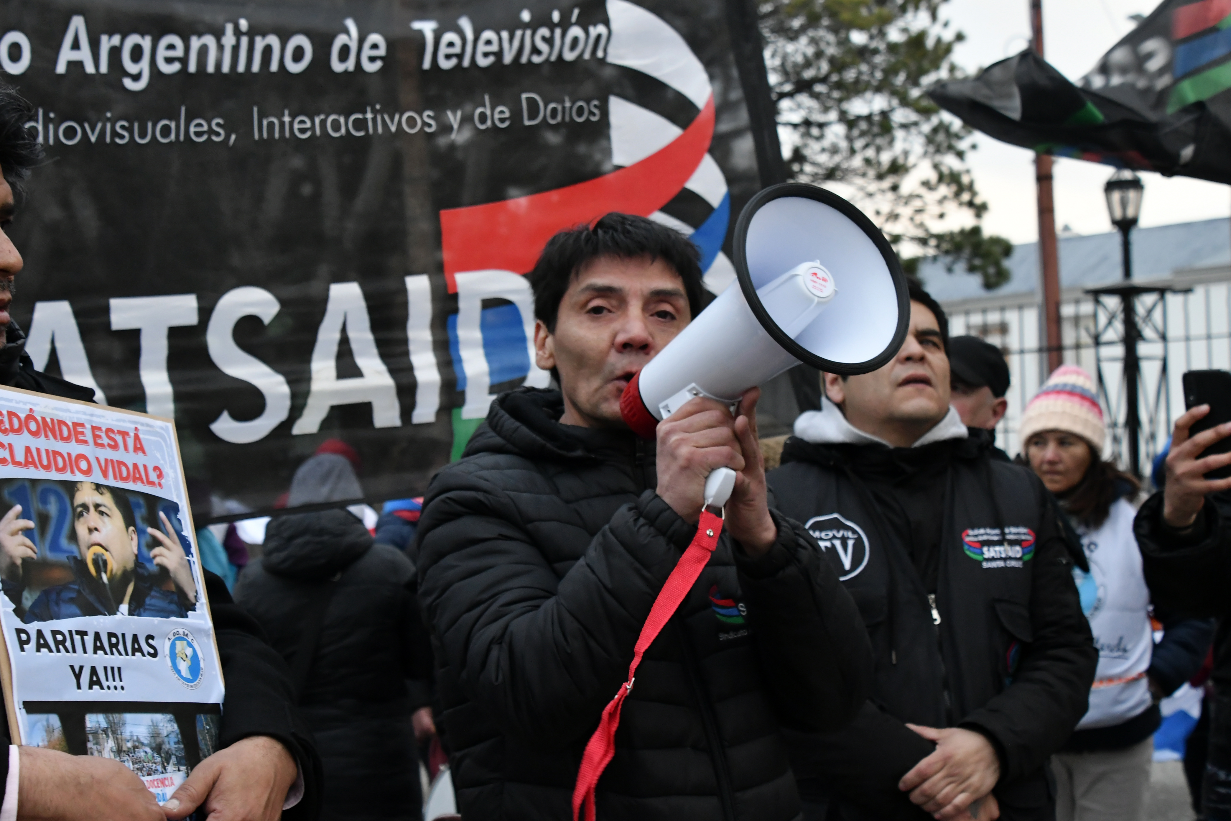 Jorge Álvarez, secretario general del gremio de televisión Satsaid. (Foto: José Silva/La Opinión Austral).