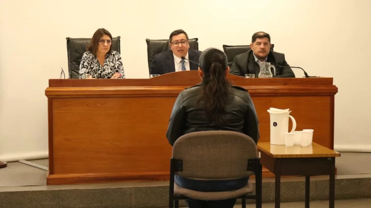  Uno de los testigos que declaró. (FOTO: TAMARA MORENO/LA OPINIÓN AUSTRAL).
