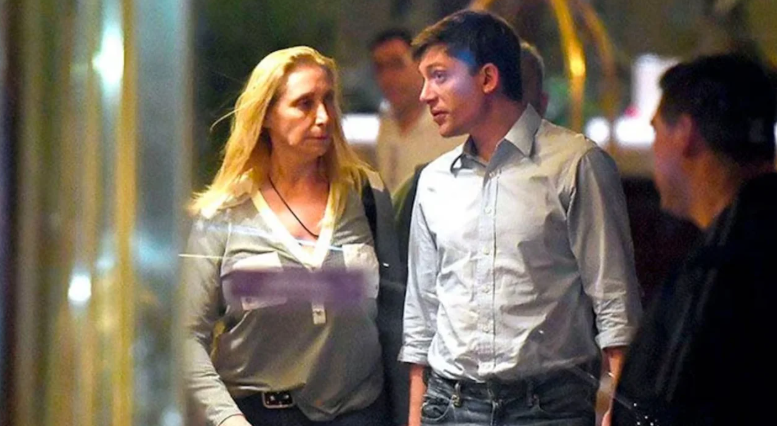  Karina Milei y Santiago Caputo.