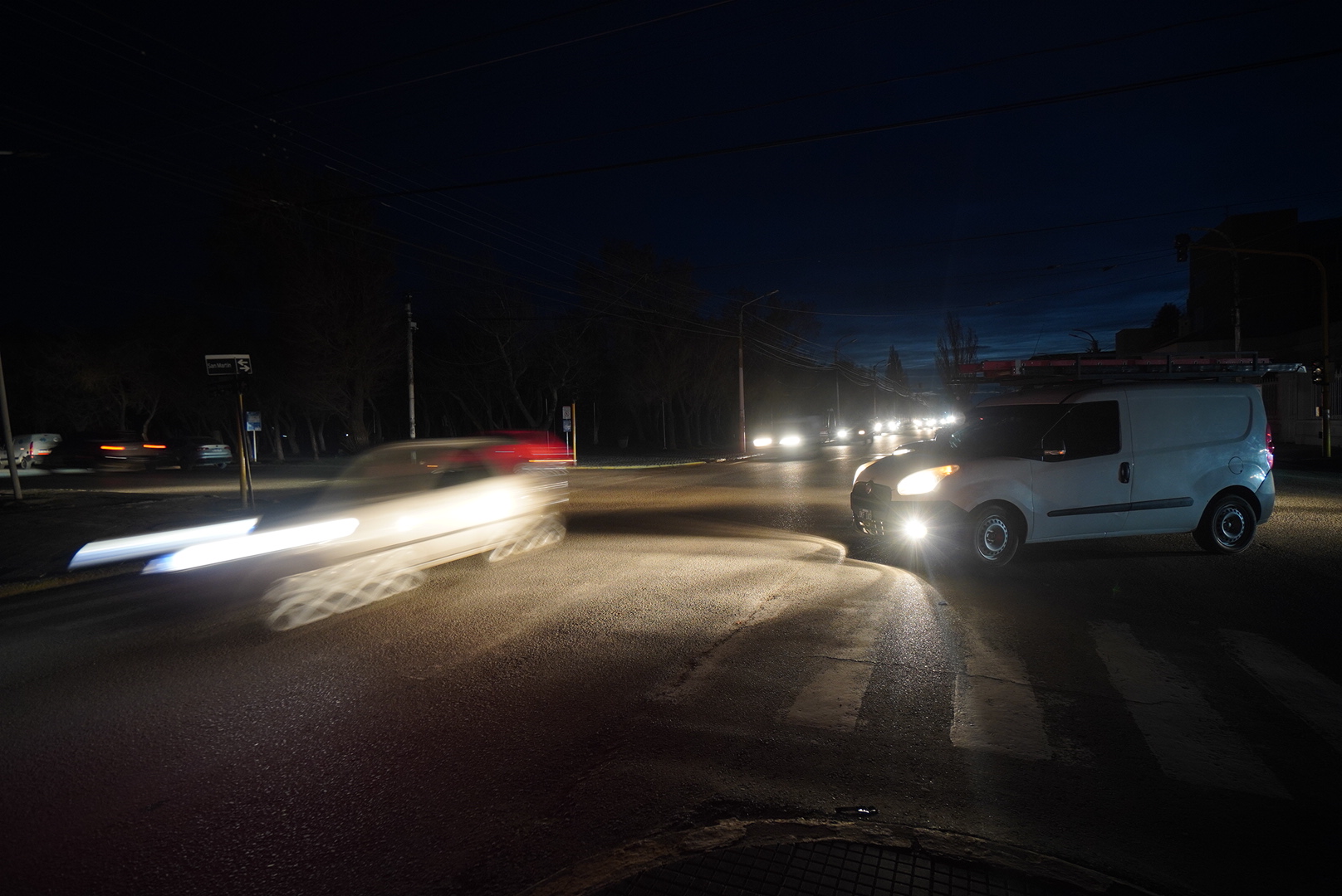  Corte de luz afectó Río Gallegos este domingo. FOTO: LEANDRO FRANCO/LA OPINIÓN AUSTRAL.