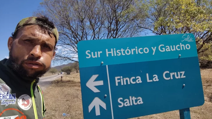 Caminó 4 mil kilómetros de Ushuaia a Salta para llegar a la Fiesta del Milagro: “Significa todo para mí”