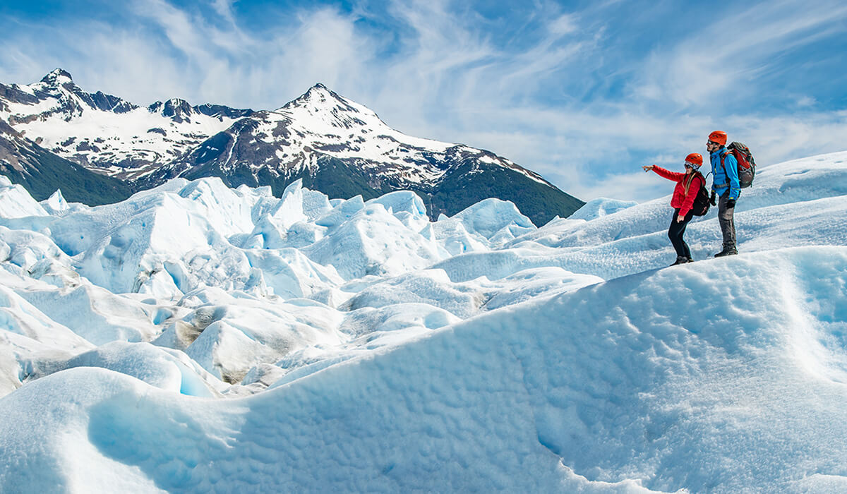  El imponente Glaciar Perito Moreno en Santa Cruz.