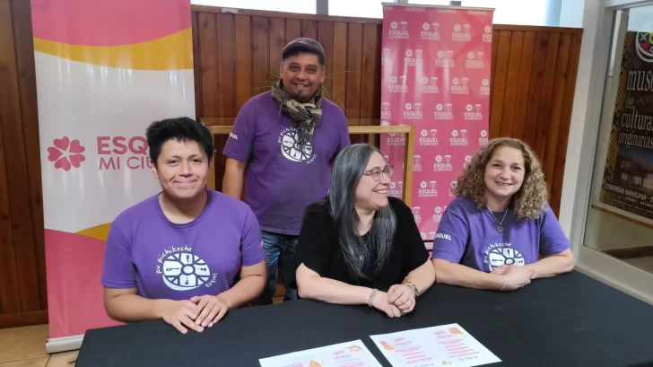  Bernardo Ruminahuel y Sonia Valiente en conferencia de prensa.