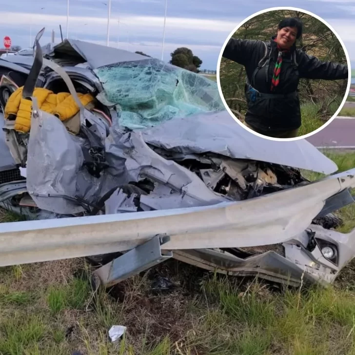 Murió una conocida scout de Río Gallegos en un accidente de ruta en La Pampa y su pareja está internada grave