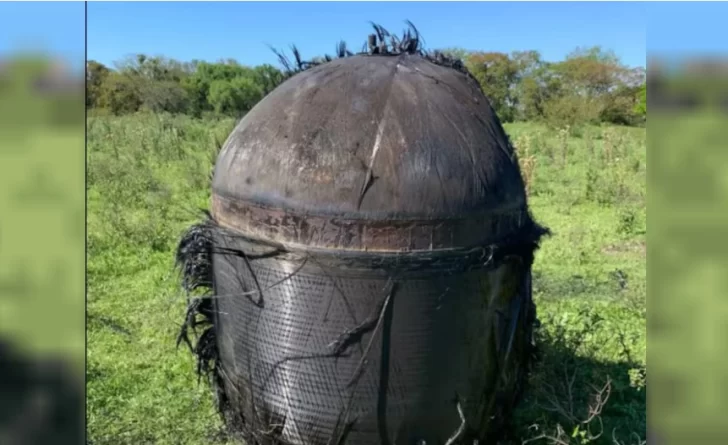 Misterioso objeto hallado en Chaco: investigan si es chatarra espacial de SpaceX