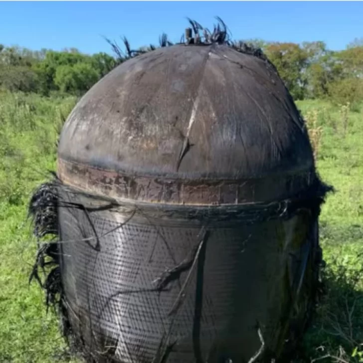 Misterioso objeto hallado en Chaco: investigan si es chatarra espacial de SpaceX