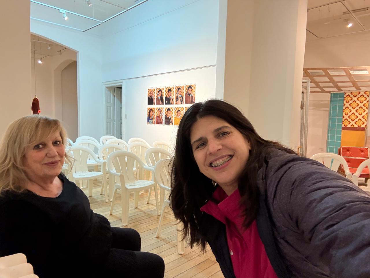  Renza Silverii junto a Laura Levati.