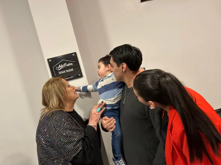 Homenaje: inauguraron el Espacio Arte Fusión Renza Silverii