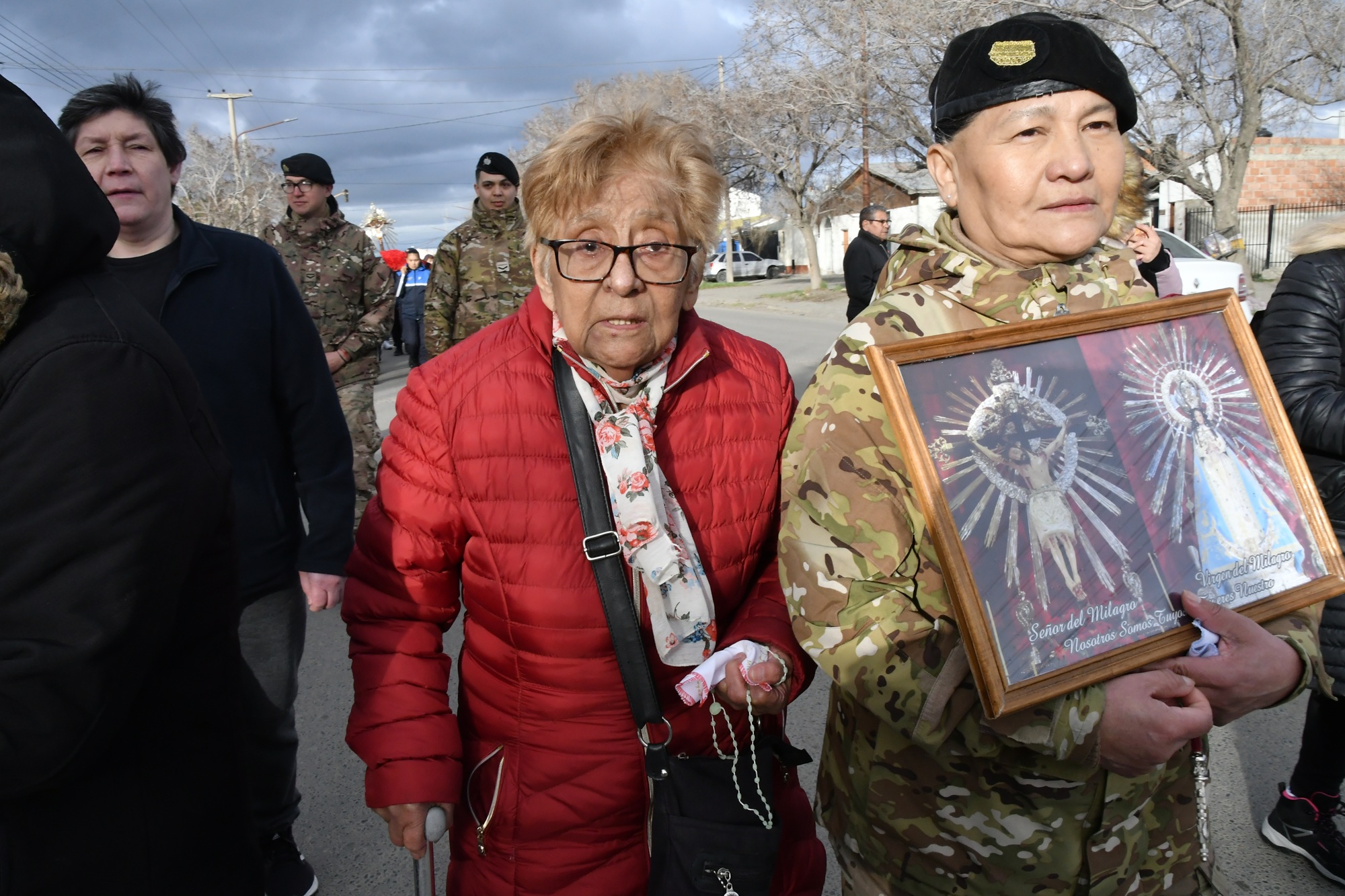  Sergia, de 91 años, participó en la Fiesta del Milagro. Foto: José Silva/La Opinión Austral