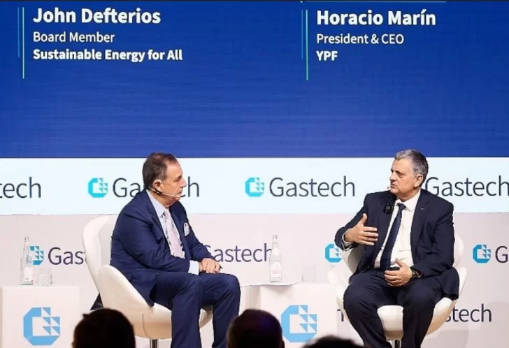 YPF: Horacio Marín presentó en Gastech el potencial de Vaca Muerta y el proyecto Argentina LNG
