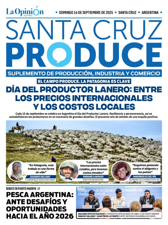 Tapa Suplemento Santa Cruz Produce: Día del productor lanero: entre los precios internacionales y los costos locales