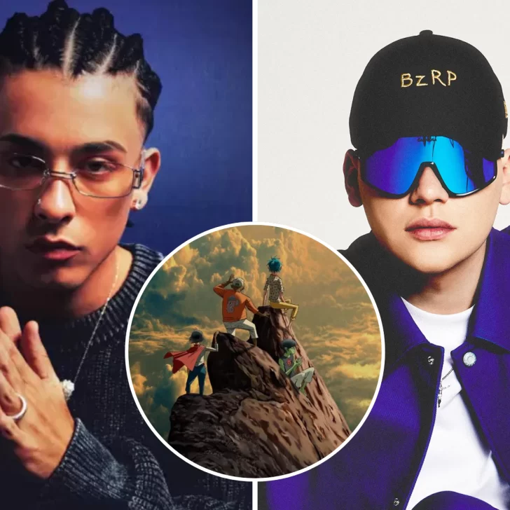 Trueno y Bizarrap, estrellas invitadas en el nuevo disco de Gorillaz Trueno y Bizarrap, estrellas invitadas en el nuevo disco de Gorillaz