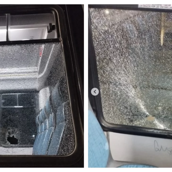 Por cuarta vez, apedrearon un colectivo de Citybus