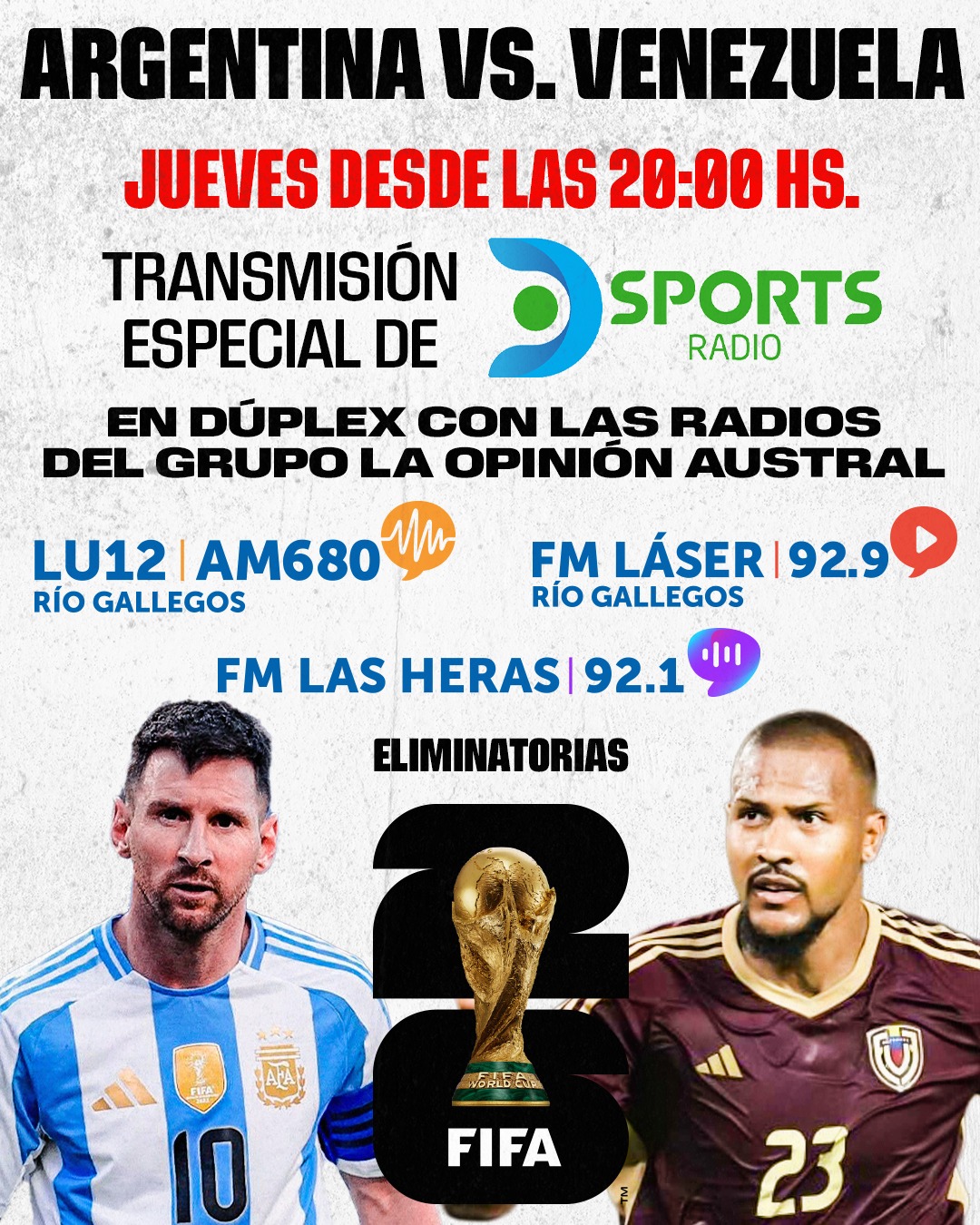 Pelota Libre o Fútbol Libre: cómo ver Argentina vs. Venezuela, por las Eliminatorias Sudamericanas