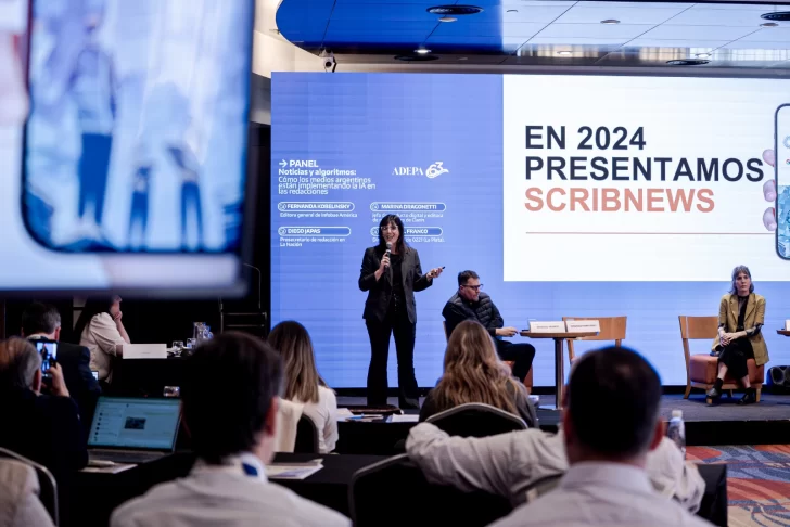  Fernanda Kobelinsky, editora general de Infobae América. Foto: FEDERICO KROWICKI / CANAL 12