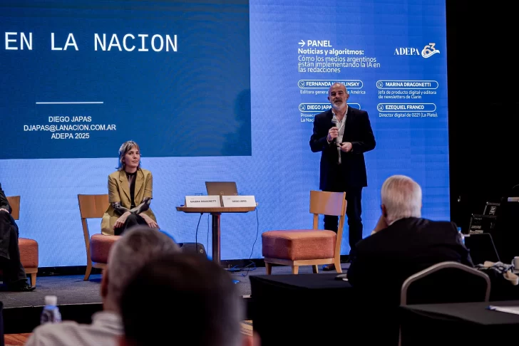  Diego Japas, prosecretario de redacción en La Nación. Foto: FEDERICO KROWICKI / CANAL 12