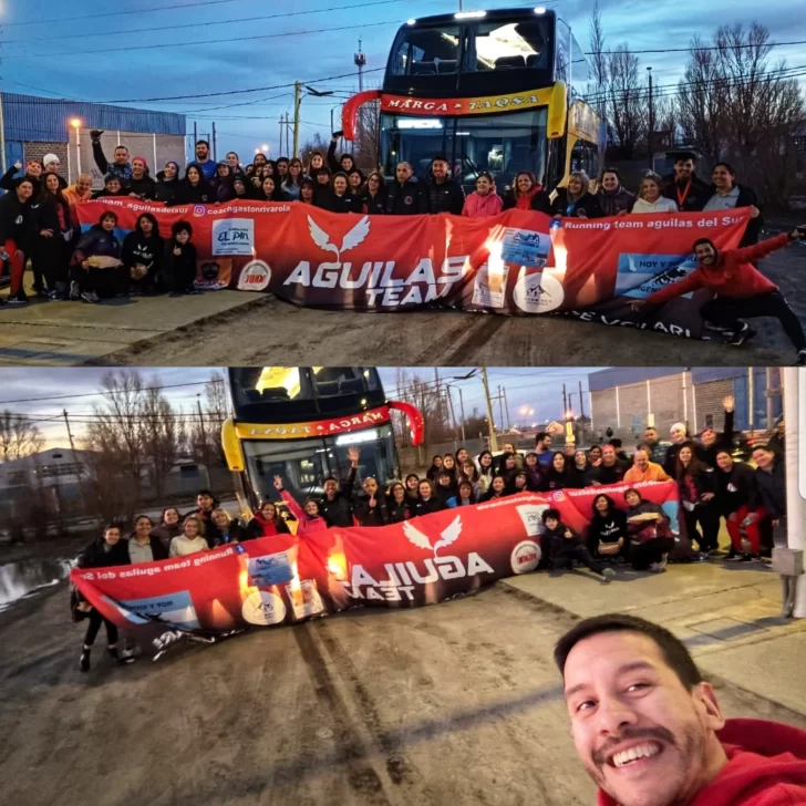 Destino Madryn 2025: el Team Águilas de Río Gallegos fue el grupo con mayor convocatoria