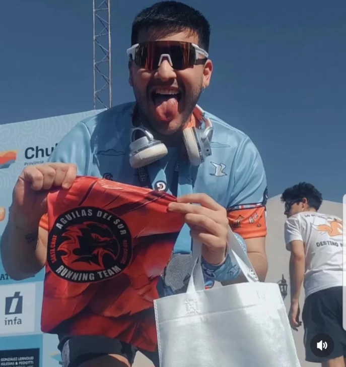  Diego Benitez, primero en los 6km masculinos, 30 a 39 años. 