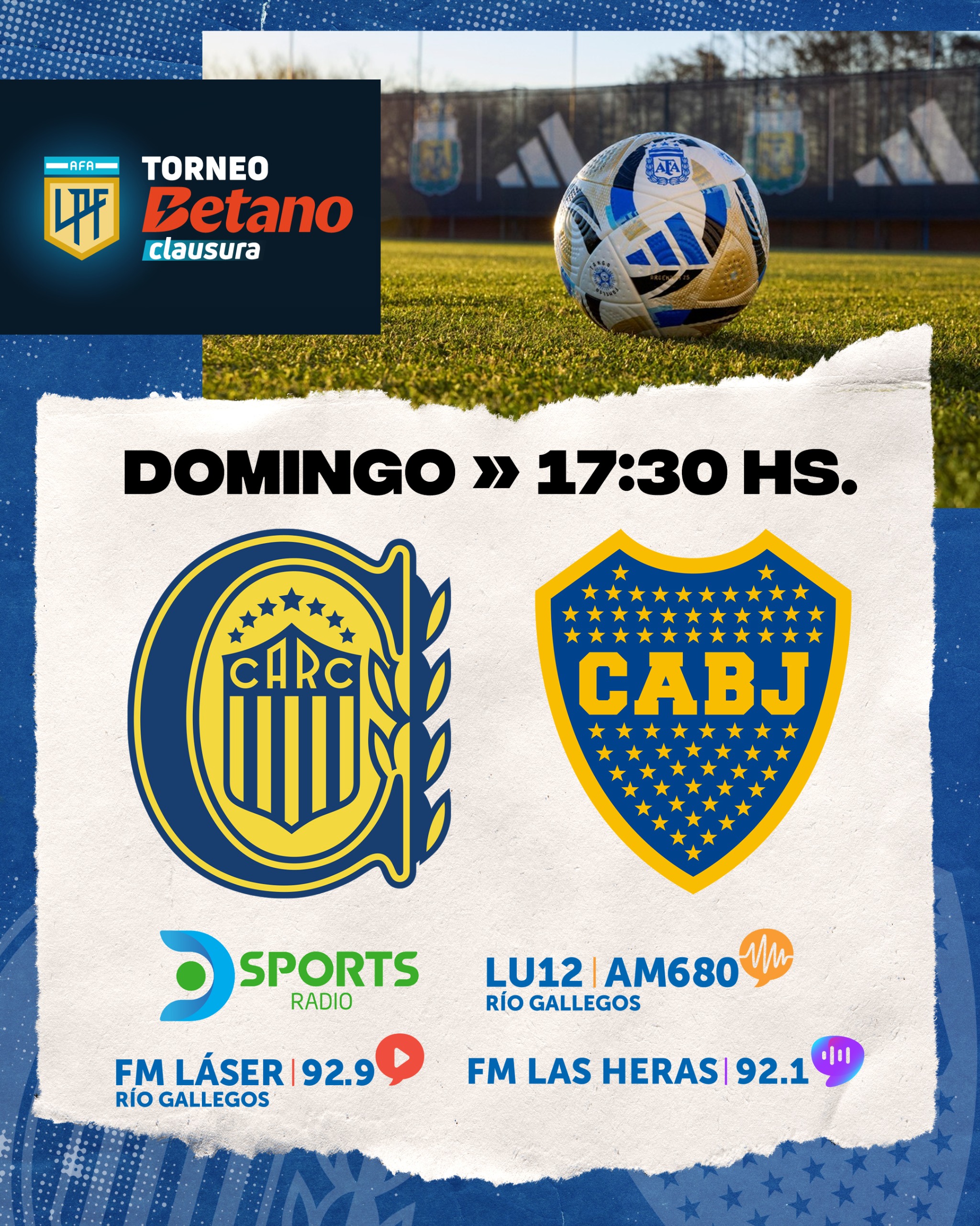 Pelota Libre o Fútbol Libre: cómo ver en vivo Rosario Central vs. Boca, por el Torneo Clausura
