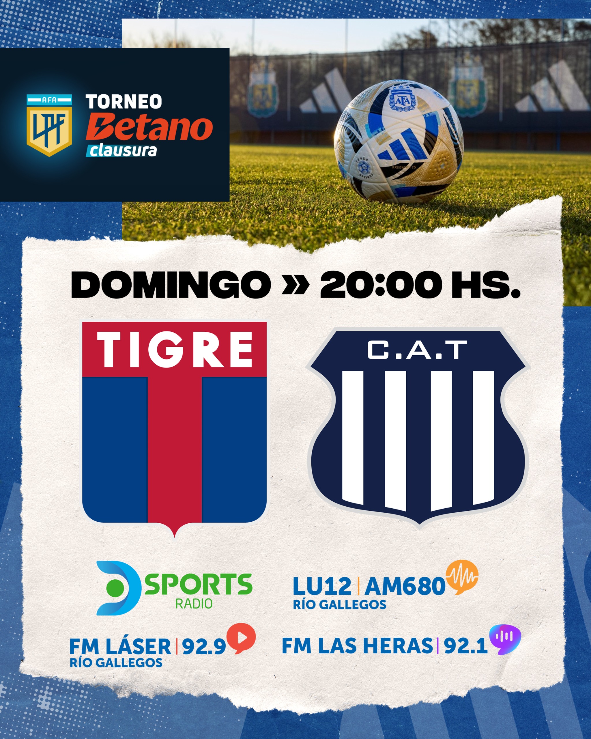 Pelota Libre o Fútbol Libre: cómo ver en vivo Tigre vs. Talleres, por el Torneo Clausura