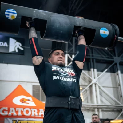 De Puerto Santa Cruz al podio sudamericano: Nicolás Cáceres fue tercero en el StrongFest de Buenos Aires