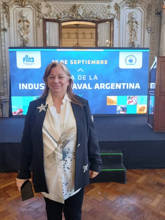  Sandra Cipolla, presidenta de Servicios Portuarios Integrados (SPI) Astilleros, quien habló en exclusiva con La Opinión Austral. FOTO: LA OPINIÓN AUSTRAL