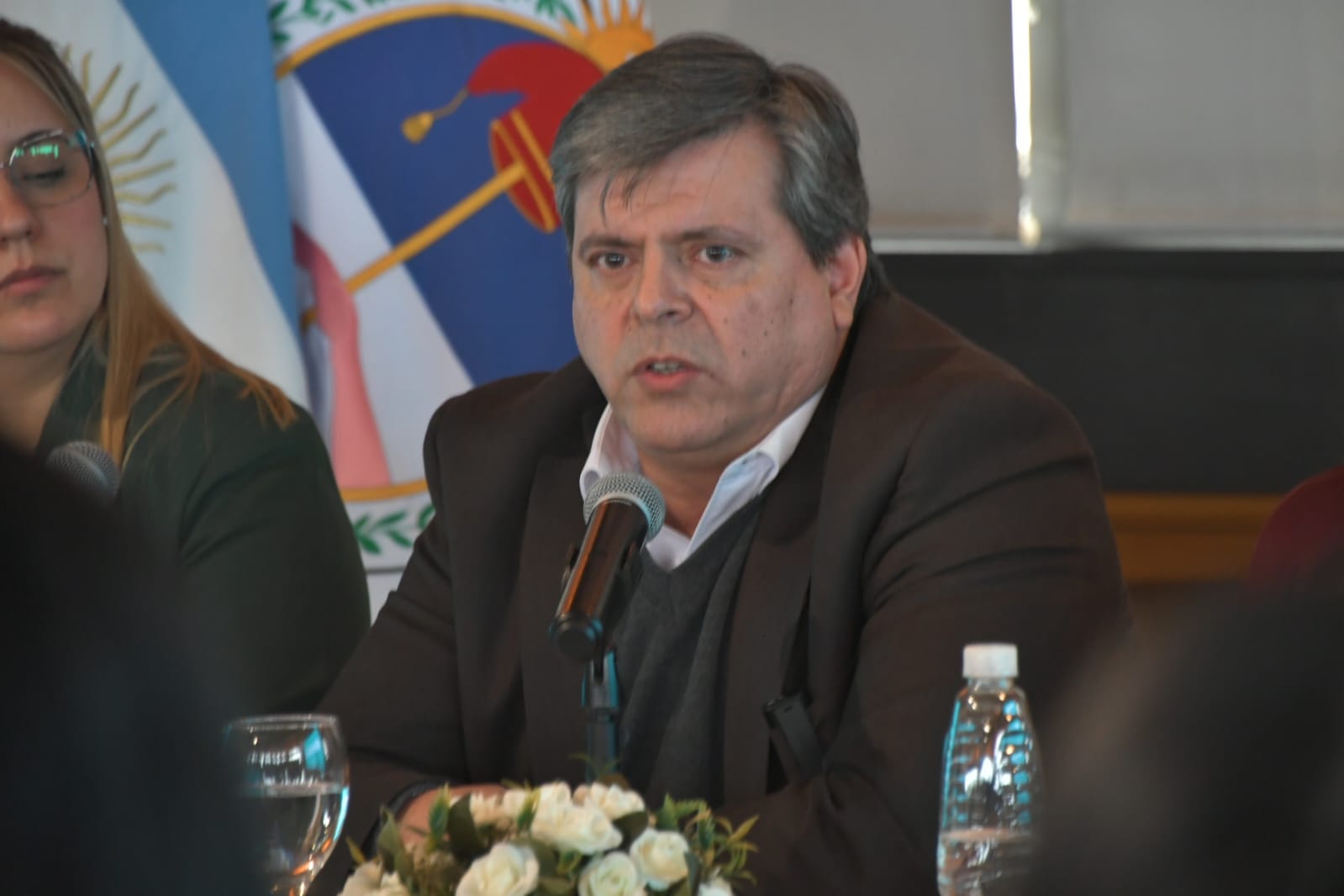  El vicegobernador Fabián Leguizamón cargó contra el kirchnerismo. (FOTO: JOSÉ SILVA/LA OPINIÓN AUSTRAL).