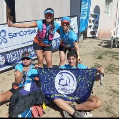 Gladiadoras en acción: corredoras de Río Gallegos se lucieron en la maratón de Puerto Madryn
