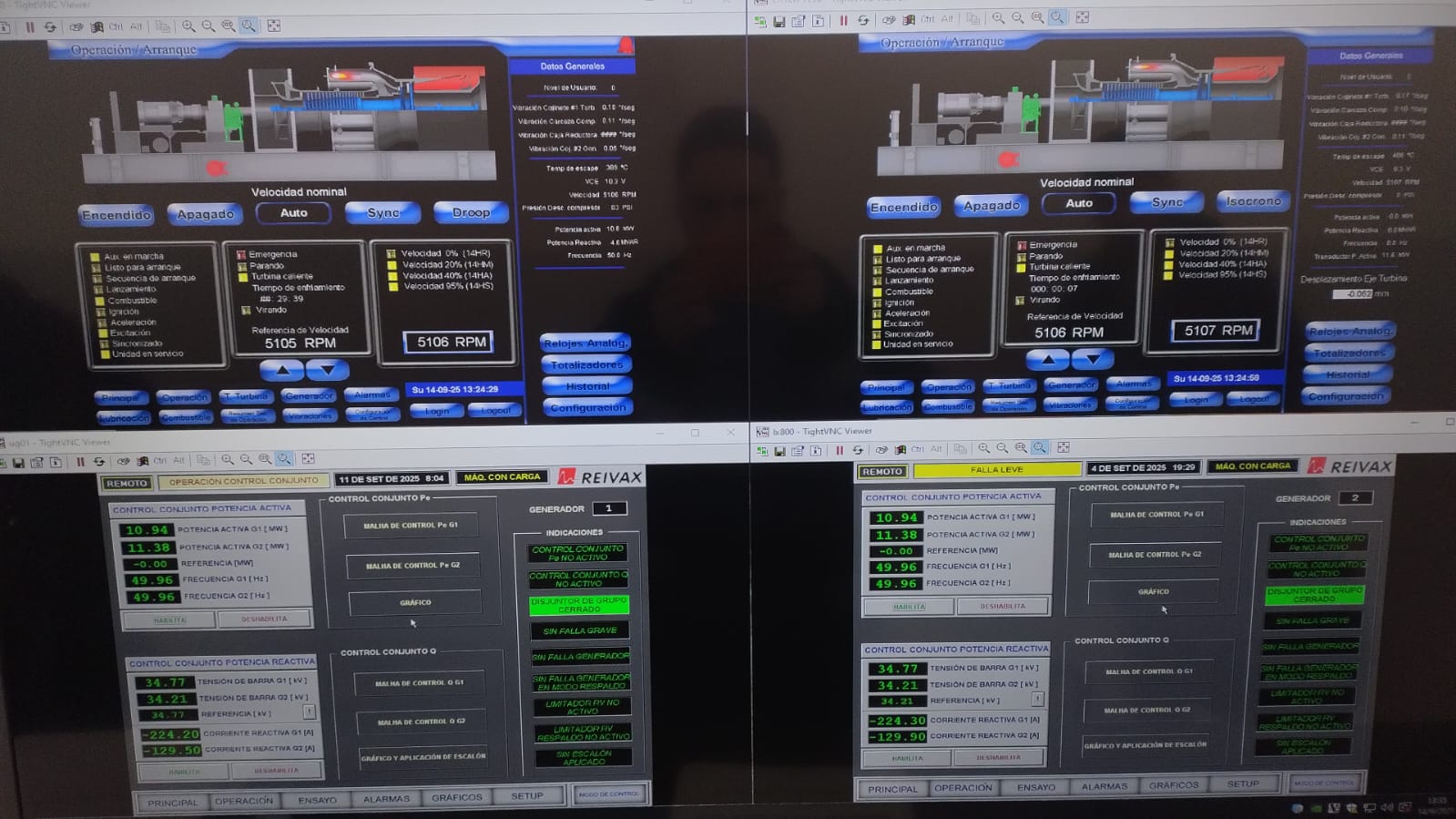  Una pantalla que da cuenta de las conexiones. FOTO: GOBIERNO