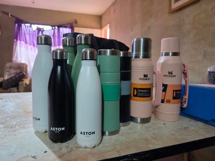  Objetos recuperados por la Policía. FOTO: POLICÍA SANTA CRUZ