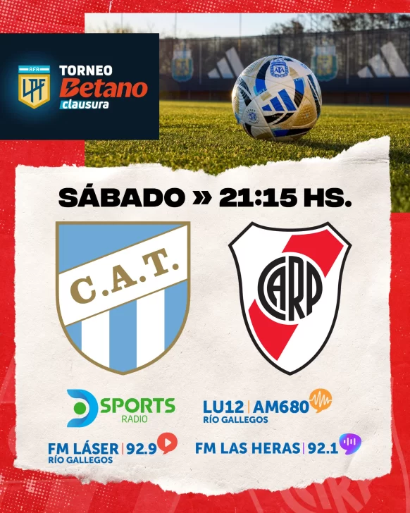 Pelota Libre o Fútbol Libre: cómo ver en vivo Atlético Tucumán vs. River, por el Torneo Clausura