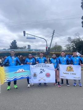 De Piedra Buena a Palermo: el debut del Team Ejército Piedrabuena en los 42K de Buenos Aires 2025