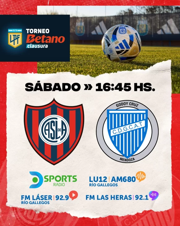 Pelota Libre o Fútbol Libre: cómo ver en vivo San Lorenzo vs. Godoy Cruz, por el Torneo Clausura