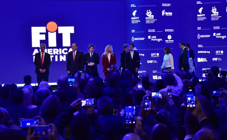 Javier Milei inauguró la Feria Internacional de Turismo en la Rural