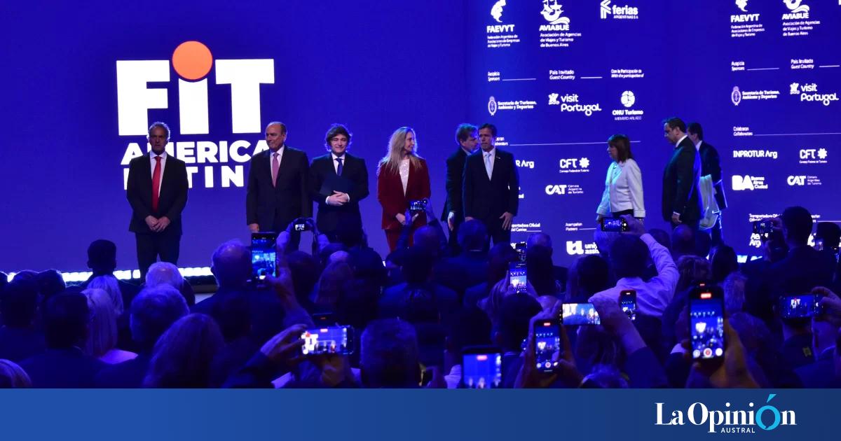 Javier Milei inauguró la Feria Internacional de Turismo en la Rural ...