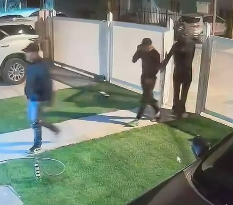  Así entraban los ladrones a la propiedad familiar.