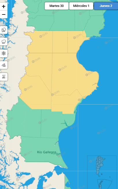 El alerta por fuertes vientos seguirá este miércoles: en algunas zonas habrá ráfagas de hasta 120 km/h