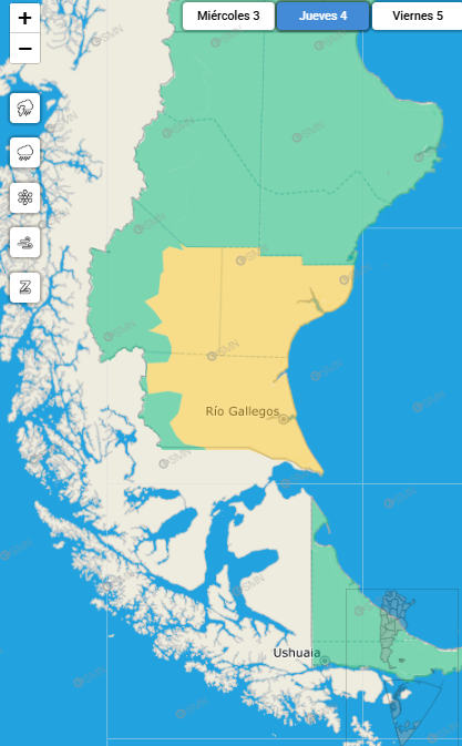 Alerta por fuertes vientos en Santa Cruz este jueves: ¿Qué zonas se verán afectadas?
