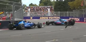 Fórmula 1: Alex Albon chocó a Franco Colapinto y lo relegó en el GP de Azerbaiyán